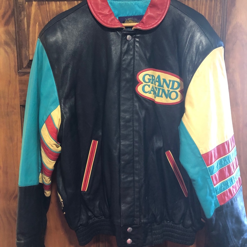 Vintage Grand Casino Leather Jacket